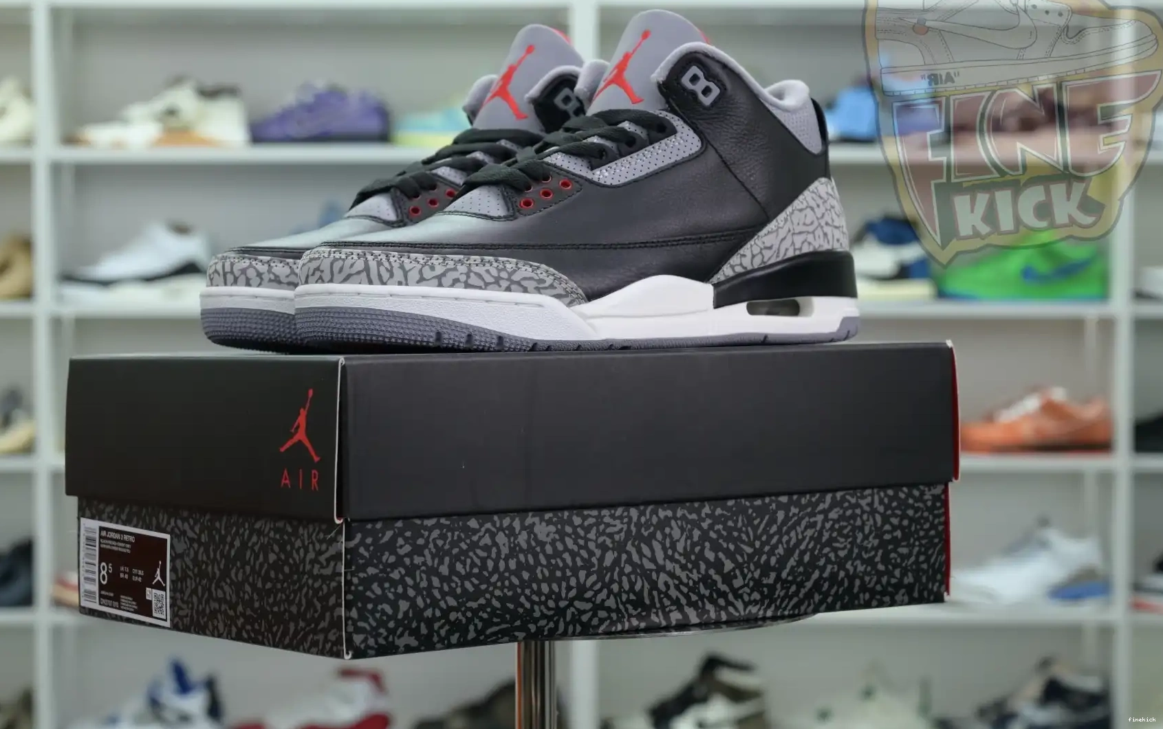 Cement Reimagined” Jordan Air 3“Black 0408